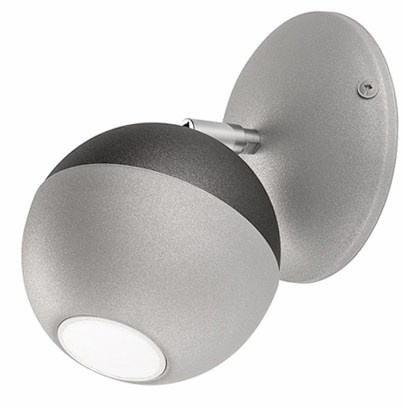 1 KINKIET METALOWY AMANDA BALL SREBRNA KULA SPOT 1 KINKIET METALOWY AMANDA BALL SREBRNA KULA SPOT