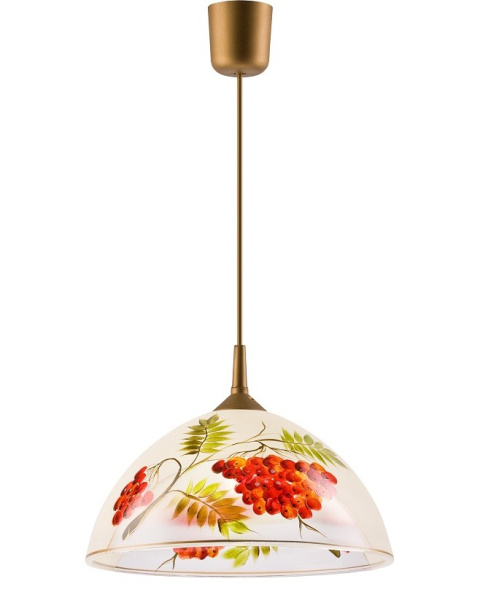 1 LAMPA KUCHENNA RĘCZNIE MALOWANA JARZĘBINA 1 LAMPA KUCHENNA RĘCZNIE MALOWANA JARZĘBINA