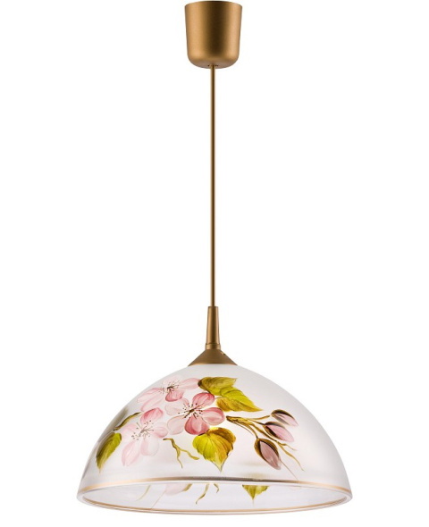 1 LAMPA KUCHENNA RĘCZNIE MALOWANA KWIAT JABŁONI 1 LAMPA KUCHENNA RĘCZNIE MALOWANA KWIAT JABŁONI