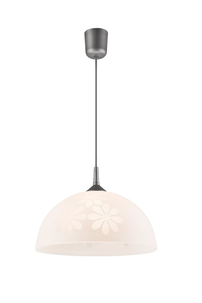 KWIATY lampa wisząca 1-punktowa biała KWIATY lampa wisząca 1-punktowa biała