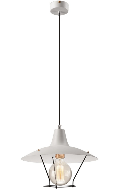 1 LAMPA POJEDYNCZA CRISTINA INDUSTRIAL LOFT LAMPA LATARNIA BIAŁA 32 cm 1 LAMPA POJEDYNCZA CRISTINA INDUSTRIAL LOFT LAMPA LATARNIA BIAŁA 32 cm