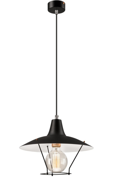 1 LAMPA POJEDYNCZA CRISTINA INDUSTRIAL LOFT LAMPA LATARNIA CZARNA 32 cm 1 LAMPA POJEDYNCZA CRISTINA INDUSTRIAL LOFT LAMPA LATARNIA CZARNA 32 cm