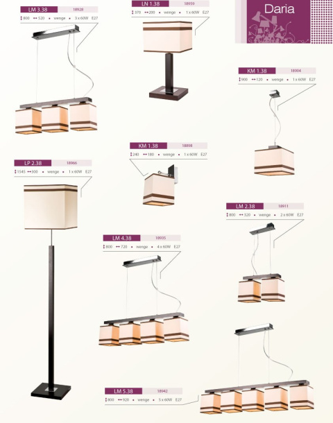 2 NOWOCZESNA LAMPA DREWNIANA WISZĄCA DARIA WENGE 2 NOWOCZESNA LAMPA DREWNIANA WISZĄCA DARIA WENGE
