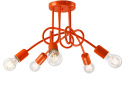 Camilla lampa sufitowa 5-punktowa supełek orange Camilla lampa sufitowa 5-punktowa supełek orange