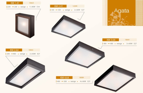 1 x E14 PLAFON DREWNIANY AGATA KINKIET KWADRAT 23 x 23 cm ORZECH 1 x E14 PLAFON DREWNIANY AGATA KINKIET KWADRAT 23 x 23 cm ORZECH