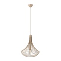 Lampa wisząca BALERINA druciana BEŻ 1-punktowa E27