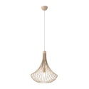 Lampa wisząca BALERINA druciana BEŻ 1-punktowa E27