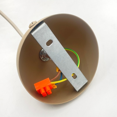 Lampa wisząca BALERINA druciana BEŻ 1-punktowa E27