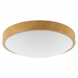 Lampa JONAS plafon sufitowy 2-punktowy 36 cm imitacja drewna E27