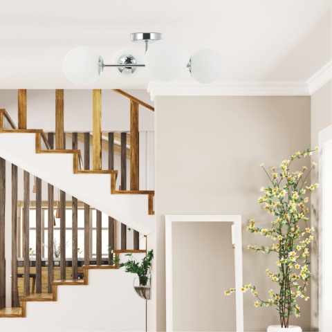 Lampa sufitowa 4-punktowa MADDIE E14 - CHROM