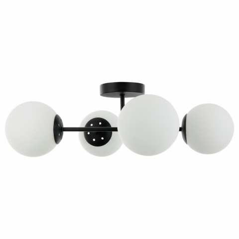 Lampa sufitowa 4-punktowa MADDIE E14 - CZARNA