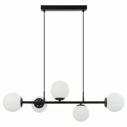 Lampa sufitowa 5-punktowa MADDIE E14 - CZARNA