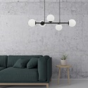 Lampa sufitowa 5-punktowa MADDIE E14 - CZARNA
