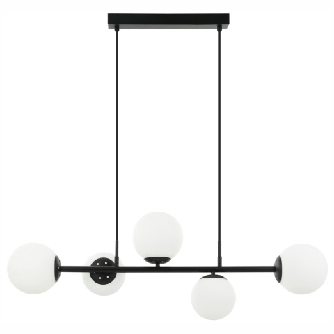 Lampa sufitowa 5-punktowa MADDIE E14 - CZARNA