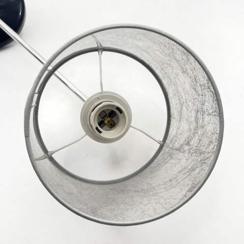 Lampa sufitowa LUCERO 5-punktowa CHROM/CZARNY E27 srebrne abażury