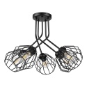 Lampa sufitowa ESTRELLA 5-punktowa E27 - klosze metalowe DIAMENT