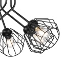 Lampa sufitowa ESTRELLA 5-punktowa E27 - klosze metalowe DIAMENT