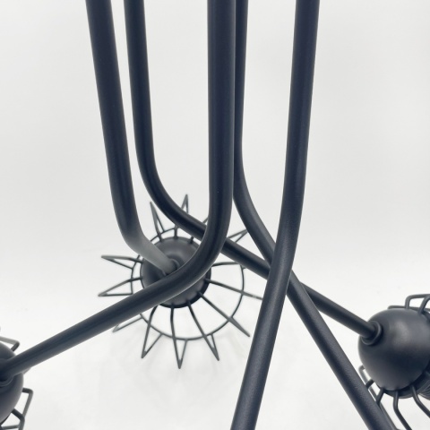 Lampa sufitowa ESTRELLA 5-punktowa E27 - klosze metalowe DIAMENT