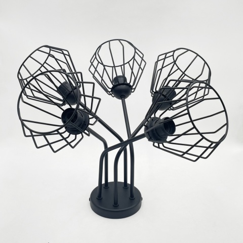 Lampa sufitowa ESTRELLA 5-punktowa E27 - klosze metalowe DIAMENT