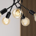 Lampa sufitowa ESTRELLA 5-punktowa CZARNY E27
