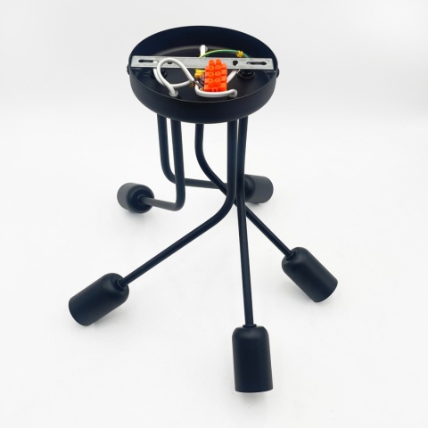 Lampa sufitowa ESTRELLA 5-punktowa CZARNY E27