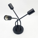 Lampa sufitowa ESTRELLA 3-punktowa CZARNY E27