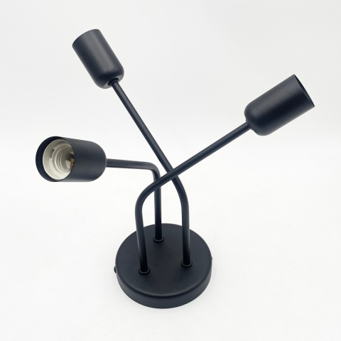 Lampa sufitowa ESTRELLA 3-punktowa CZARNY E27