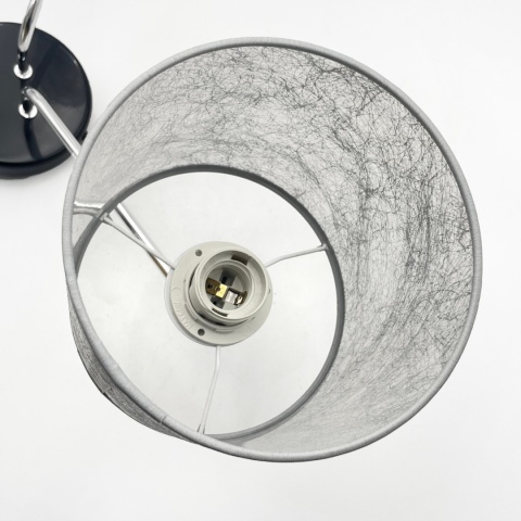 Lampa sufitowa LUCERO 3-punktowa CHROM/CZARNY E27 srebrne abażury