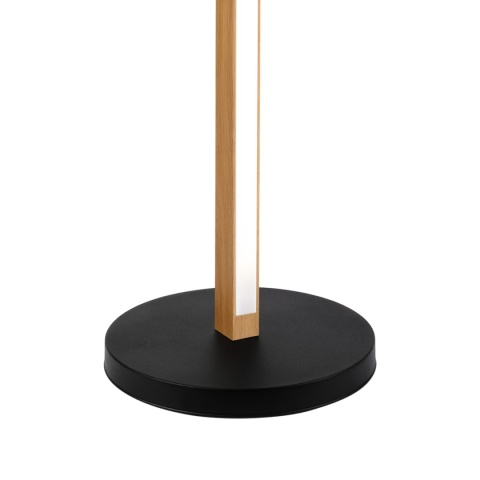 Nowoczesna lampa podłogowa VERDE dąb - z reg. jasności LED 10W LED 3000K SENSOR