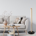 Nowoczesna lampa podłogowa VERDE dąb - z reg. jasności LED 10W LED 3000K SENSOR