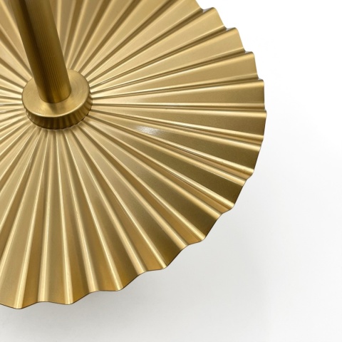 Nowoczesna lampa wisząca 3-punktowa CHITA - złota, szklane klosze G9