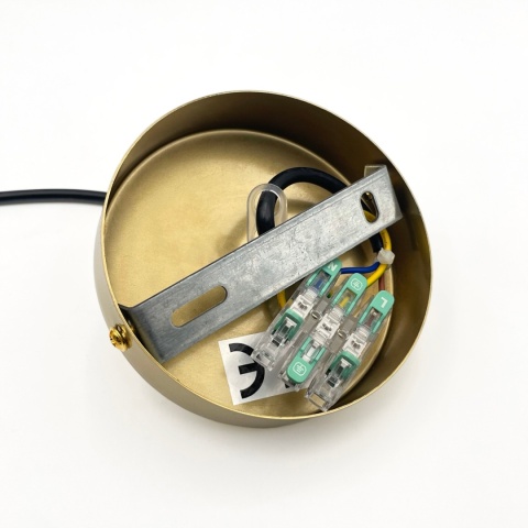 Nowoczesna lampa wisząca CHITA - złota, szklane klosze G9