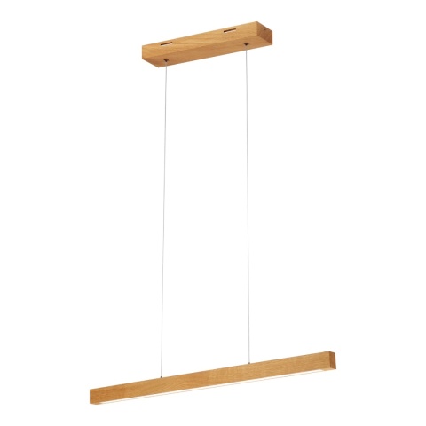 Nowoczesna lampa wisząca VERDE dąb - z reg. jasności 18W LED 3000K SENSOR