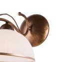 Lampa ścienna COBRA kinkiet 1-punktowy BRĄZ E27