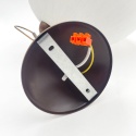 Lampa ścienna COBRA kinkiet 1-punktowy BRĄZ E27