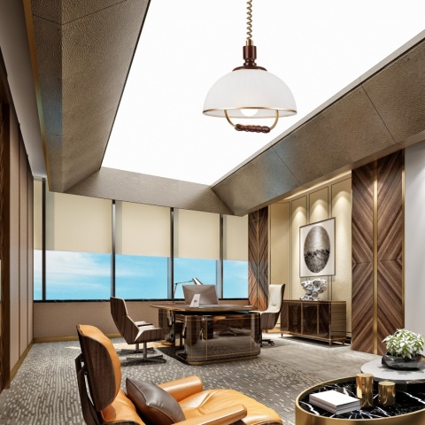 RAMONA lampa wisząca 1-punktowa ORZECH na sprężynie