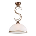 Lampa wisząca COBRA 1-punktowa BRĄZ E27