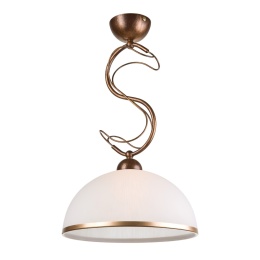 Lampa wisząca COBRA 1-punktowa BRĄZ E27