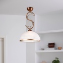 Lampa wisząca COBRA 1-punktowa BRĄZ E27