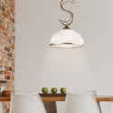 Lampa wisząca COBRA 1-punktowa BRĄZ E27