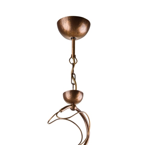 Lampa wisząca COBRA żyrandol 3-punktowy BRĄZ E27
