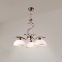 Lampa wisząca COBRA żyrandol 3-punktowy BRĄZ E27