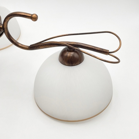 Lampa wisząca COBRA żyrandol 3-punktowy BRĄZ E27