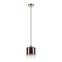Elegancka lampa wisząca 1-punktowa LIAH - klosz dymny E27