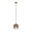 Elegancka lampa wisząca 1-punktowa LIAH - klosz dymny E27