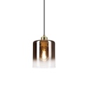 Elegancka lampa wisząca 1-punktowa LIAH - klosz dymny E27