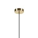 Elegancka lampa wisząca 1-punktowa LIAH - klosz dymny E27