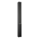 Nowoczesna lampa ogrodowa WYSOKA - 80CM słupek - czarna IP44 LED MODO