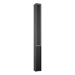 Nowoczesna lampa ogrodowa WYSOKA - 80CM słupek - czarna IP44 LED MODO