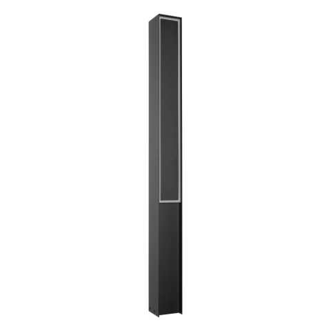 Nowoczesna lampa ogrodowa WYSOKA - 80CM słupek - czarna IP44 LED MODO